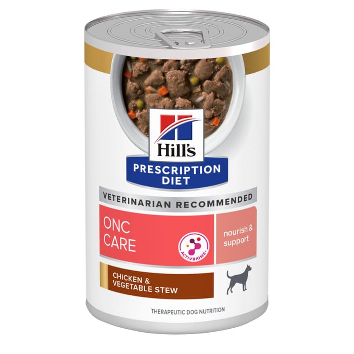 Hill's Prescription Diet ONC Care Chicken & Vegetable Stew Wet Dog Food - 12.5 oz Cans - Case of 12 product detail number 1.0