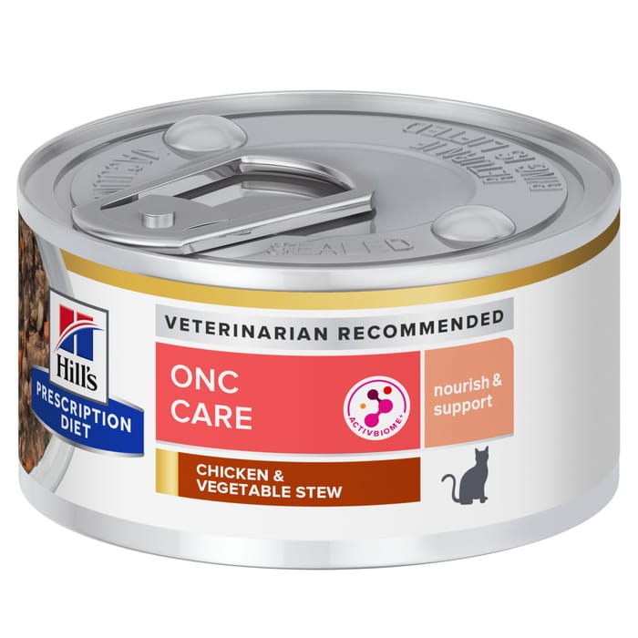 Hill's Prescription Diet ONC Care Chicken & Vegetable Stew Wet Cat Food - 2.9 oz Cans - Case of 24 product detail number 1.0