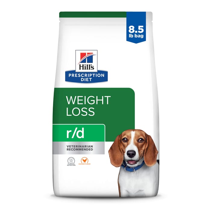 Hill's Prescription Diet r/d Weight Reduction Chicken Flavor Dry Dog Food - 8.5 lb Bag product detail number 1.0