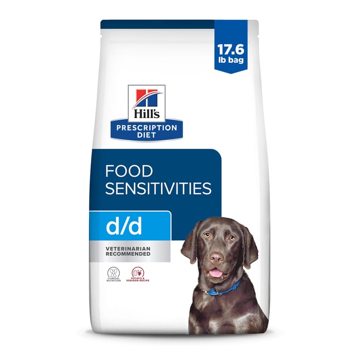 Hill's Prescription Diet d/d Food Sensitivities Potato & Venison Flavor Dry Dog Food - 17.6 lb Bag product detail number 1.0