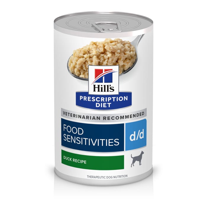Hill's Prescription Diet d/d Food Sensitivities Duck Formula Wet Dog Food - 13 oz Cans - Case of 12 product detail number 1.0