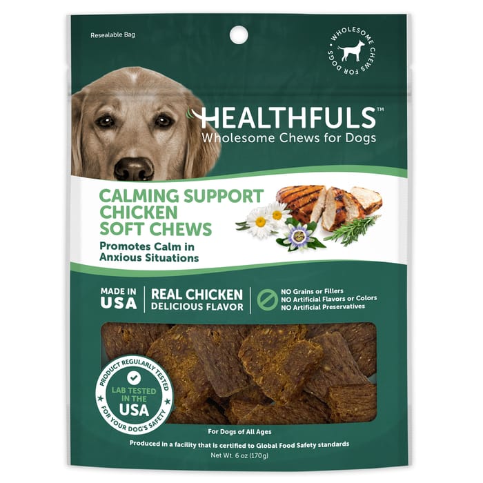 Healthfuls Calming Support Chicken Recipe Dog Treats - 6 oz Bag product detail number 1.0