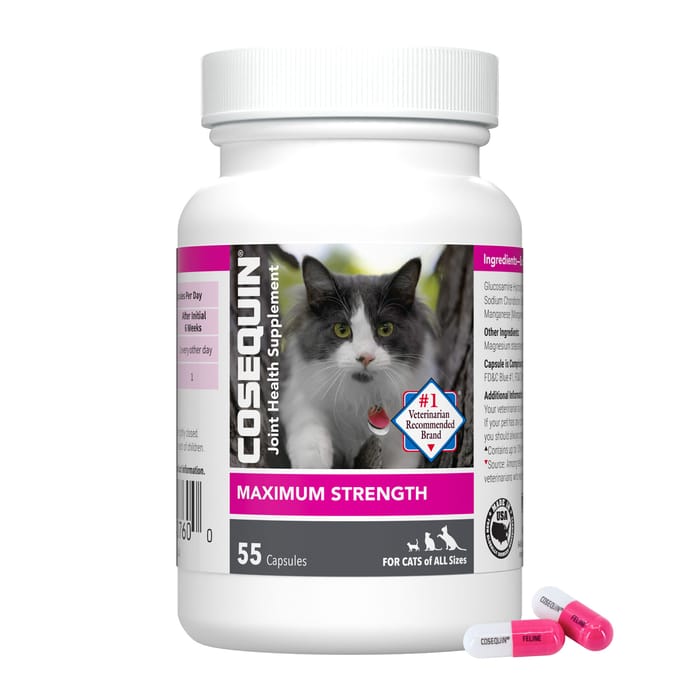 Nutramax Cosequin&reg; Maximum Strength Joint Health Supplement Capsules for Cats - 55 Count product detail number 1.0