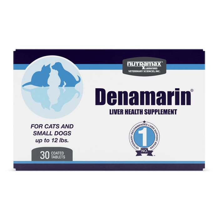 Nutramax Denamarin® Liver Health Supplement with SAMe + Silybin Blister Packed Coated Tablets for Dogs and Cats - Small Dogs & Cats - 30 Count product detail number 1.0