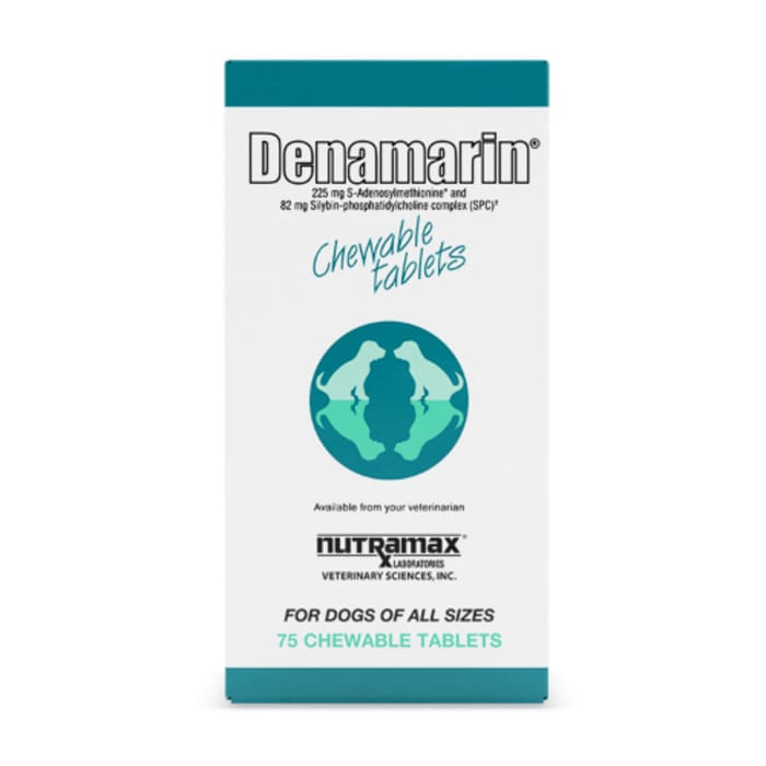 Nutramax Denamarin® Liver Health Supplement with SAMe + Silybin Chewable Tablets for Dogs - 75 Count  product detail number 1.0