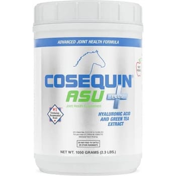 Nutramax Cosequin® ASU Plus Hyaluronic Acid & Green Tea Extract Advanced Joint Health Powder Supplement for Horses - 1050g Jar-product-tile