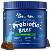 Zesty Paws Senior Advanced Probiotic Bites™ Chicken Flavored Soft Chew Digestive