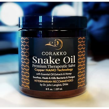Curry on a Stik Corakko Snake Oil Matico Infused Skin Care Salve for Pets-product-tile