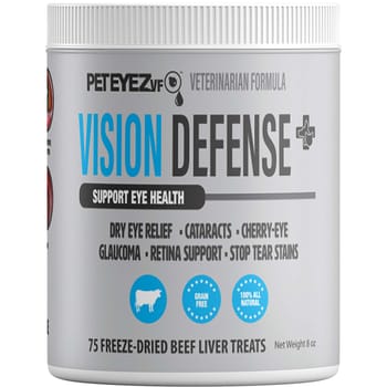 Pet Eyez Vision Defense Freeze Dried Beef Flavored Functional Vitamins for Cats and Dogs - 8 oz Jar-product-tile