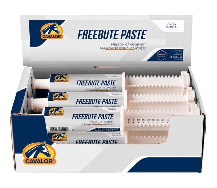 Cavalor FreeBute Pro Pain Relief Paste for Horses - 6 x 60 mL (6 Pack) product detail number 1.0