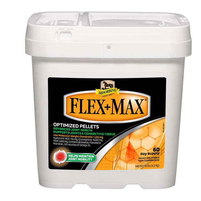 Absorbine Flex+Max&reg; Joint Health Supplement Pellets for Horses - 10 lb Tub (60 Day Supply) product detail number 1.0