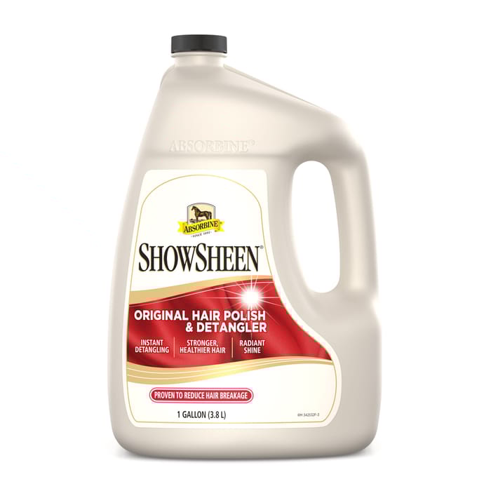 Absorbine ShowSheen® Equine Hair Polish & Detangler - 128 fl oz Jug product detail number 1.0