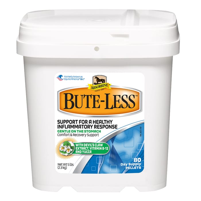 Absorbine Bute-Less® Comfort & Recovery Supplement Pellets for Horses - 5 lb Tub (80 Day Supply) product detail number 1.0