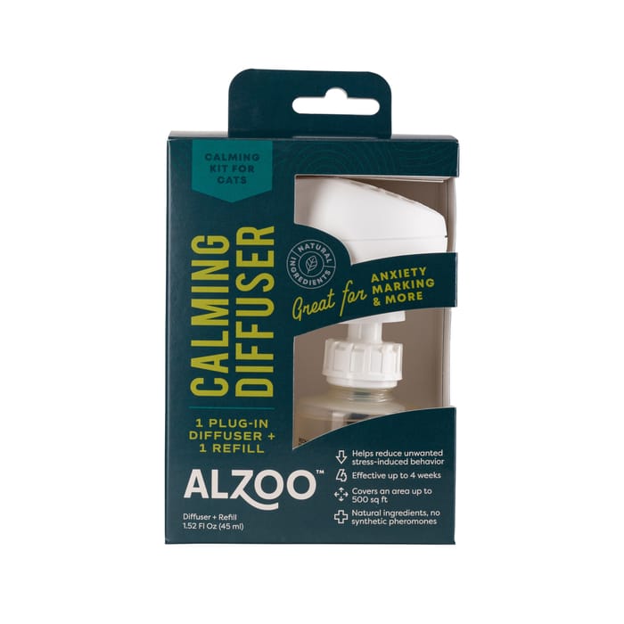 Alzoo Plant-Based Calming Diffuser Kit for Cats -1 Plug-In Diffuser + 1 Diffuser Refill product detail number 1.0