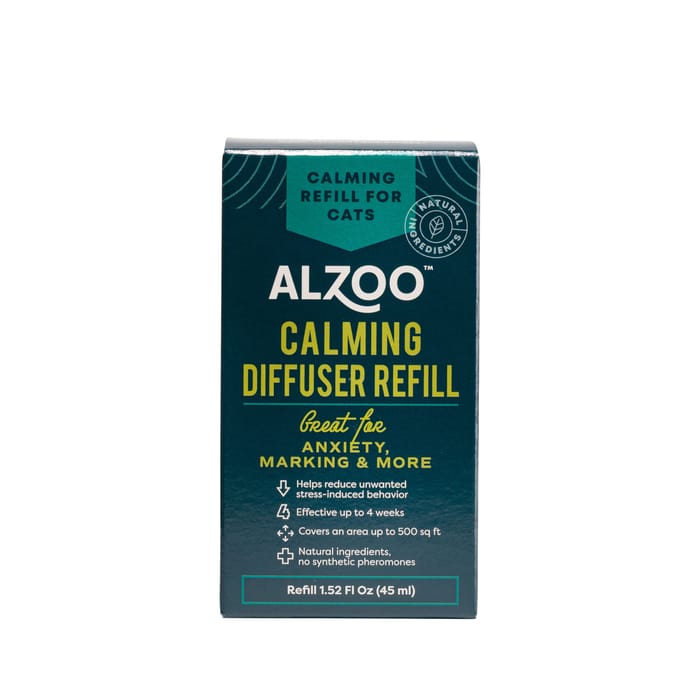 Alzoo Plant-Based Calming Diffuser Kit for Cats - 1 Diffuser Refill product detail number 1.0