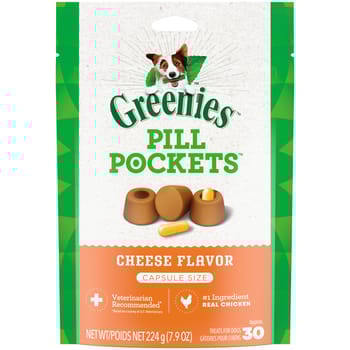 Greenies Cheese Flavored Pill Pockets for Dogs Capsule Size - 30 ct-product-tile