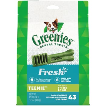 Greenies Fresh Mint Dental Dog Treats - Teenie - 43 ct-product-tile