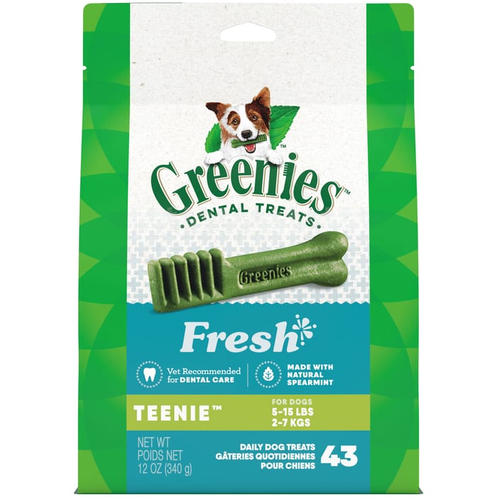 Greenies Fresh Mint Dental Dog Treats - Teenie - 43 ct product detail number 1.0
