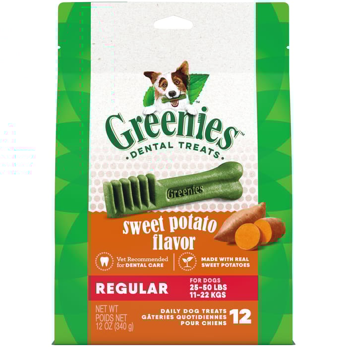 Greenies Sweet Potato Dental Dog Treats - Regular - 12 ct product detail number 1.0