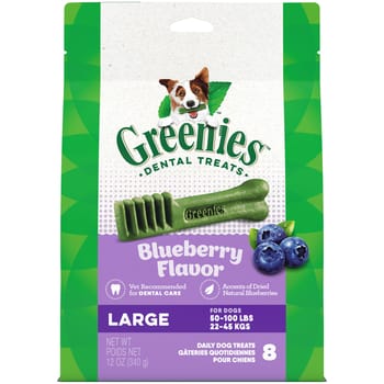 Greenies Blueberry Dental Dog Treats - Large - 8 ct-product-tile