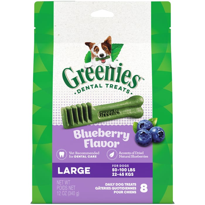 Greenies Blueberry Dental Dog Treats - Large - 8 ct product detail number 1.0