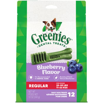 Greenies Blueberry Dental Dog Treats - Regular - 12 ct-product-tile