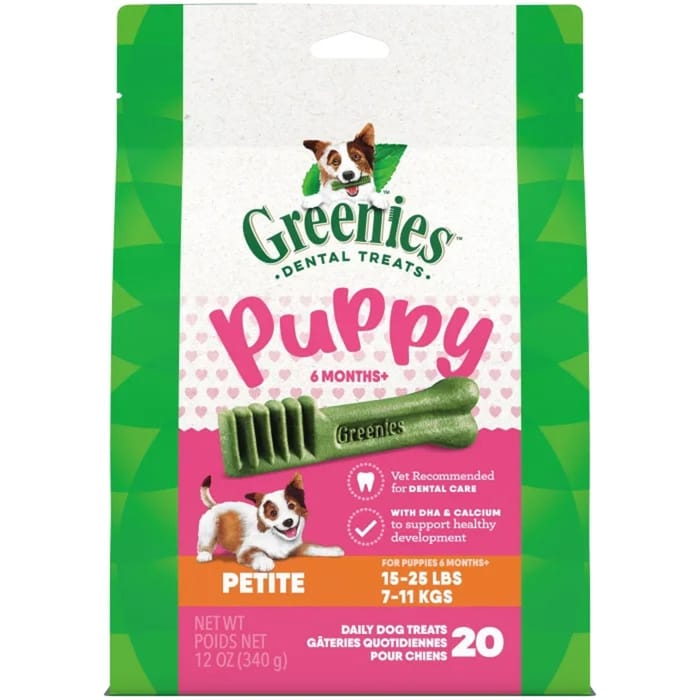 Greenies Puppy Petite Dental Treats - 20 ct product detail number 1.0