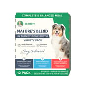 Dr. Marty Nature's Blend Variety Pack in Turkey Bone Broth Adult Wet Dog Food