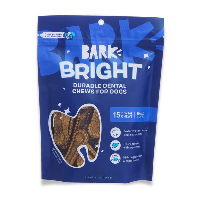 BARK Bright Durable Dental Chew Sticks for Dogs - Small Chews (15 Count) product detail number 1.0