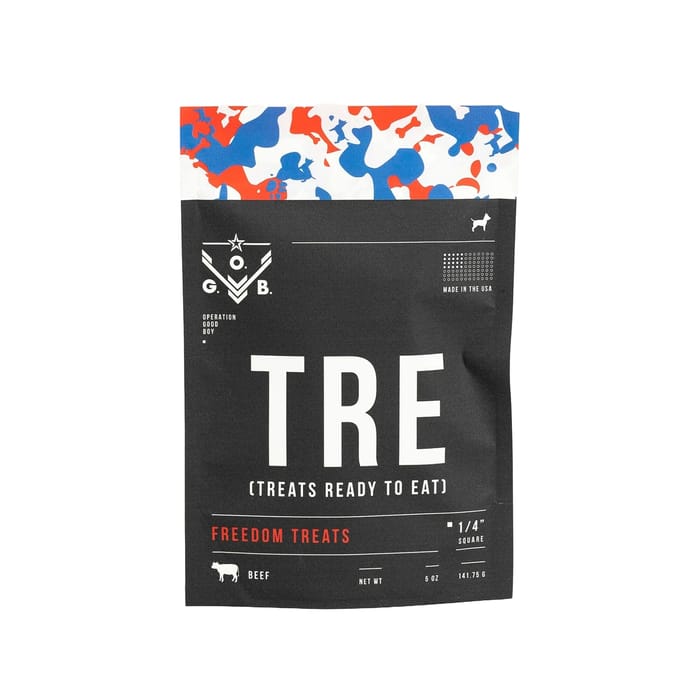 TRE - Freedom Dog Treats - Beef Squares 1' - 5oz product detail number 1.0