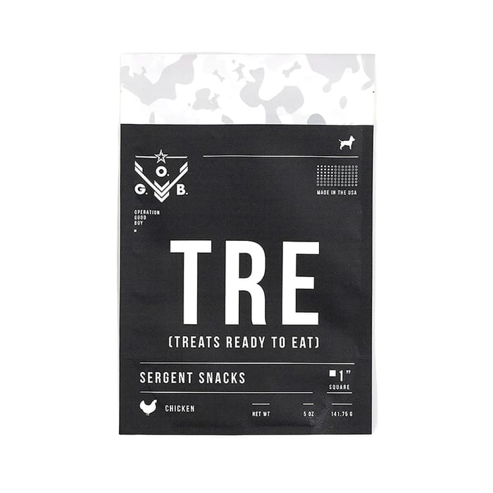 TRE Dog Treats - Sergeant Snacks - Chicken Squares 1' - 5oz product detail number 1.0