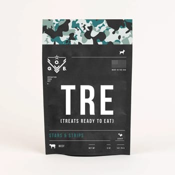 TRE Dog Treats - Stars & Strips - Beef Jerky Strips - 5oz-product-tile