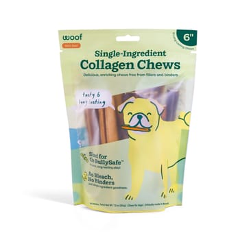Woof BullySafe Chews - Pure Collagen - 6in - 10 pack-product-tile