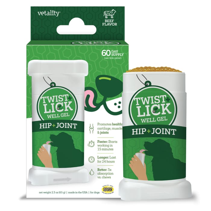 Vetality Twist & Lick Hip & Joint Supplement for Dogs - 2.3 oz product detail number 1.0