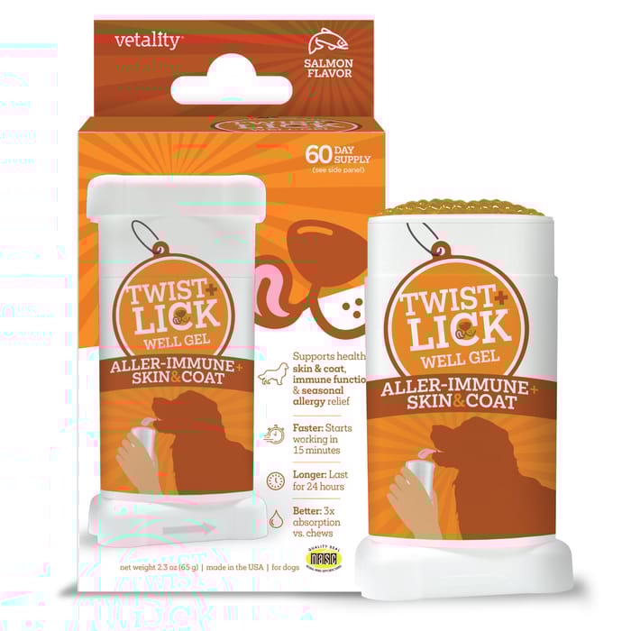 Vetality Twist & Lick Aller-immune + Skin & Coat Supplement 2.3 oz product detail number 1.0