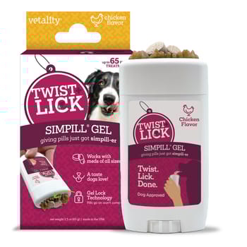 Vetality Twist and Lick SimPill Chicken Flavor-product-tile