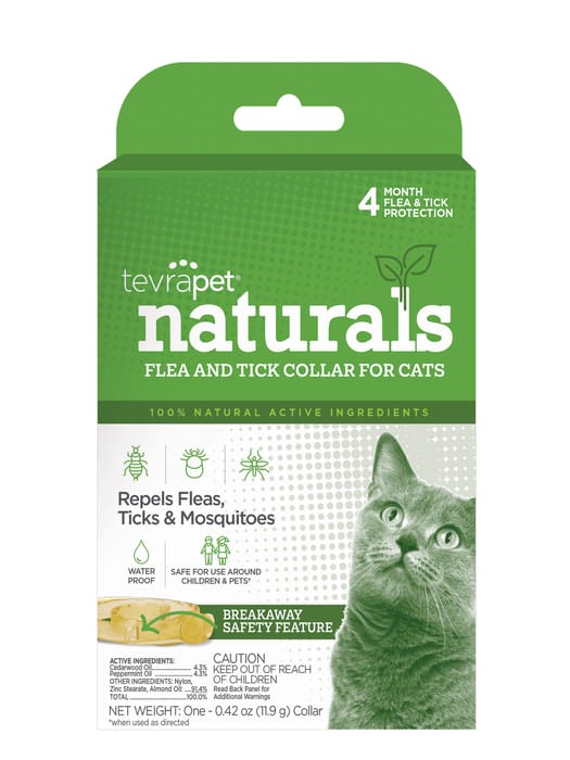 TevraPet Naturals Flea & Tick Collar for Cats 1ct  4 months product detail number 1.0