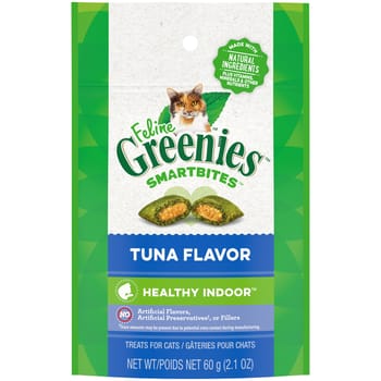 Greenies Smartbites Healthy Indoor Natural Treats for Cats Tuna Flavor - 2.1 oz Pack-product-tile