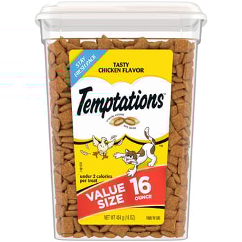 Temptations Tasty Chicken Flavor Crunchy & Soft Cat Treats-product-tile