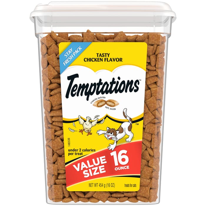 Temptations Tasty Chicken Flavor Crunchy & Soft Cat Treats - 16 oz product detail number 1.0