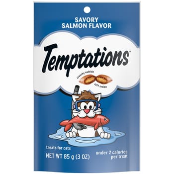 Temptations Savory Salmon Crunchy & Soft Cat Treats - 3 oz-product-tile