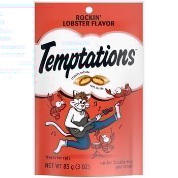 Temptations Rockin Lobster Flavor Crunchy & Soft Cat Treats - 3oz-product-tile