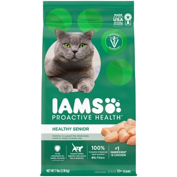 Iams ProActive Health Healthy Senior Chicken Dry Cat Food - 7 lb Bag-product-tile