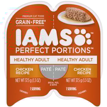 Iams Perfect Portions Healthy Adult Chicken Pate Wet Cat Food-product-tile