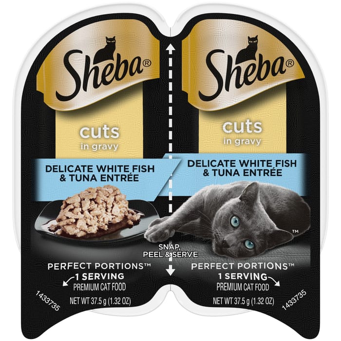 Sheba Perfect Portions Whitefish & Tuna Cuts in Gravy Adult Wet Cat Food - 2.6 oz - Case of 24 product detail number 1.0