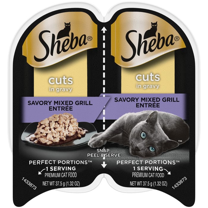 Sheba Perfect Portions Mixed Grill Cuts in Gravy Adult Wet Cat Food - 2.6 oz - Case of 24 product detail number 1.0