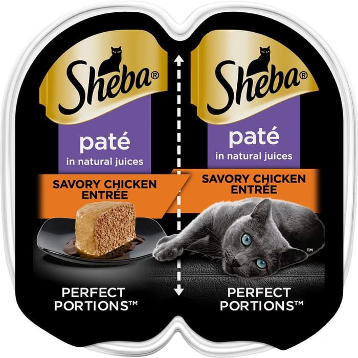 Sheba Perfect Portions Chicken Pate Entree Adult Wet Cat Food - 2.6 oz - Case of 24 product detail number 1.0