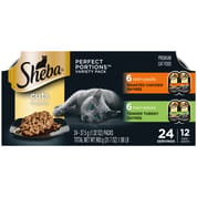 Sheba Perfect Portions Chicken & Turkey Cuts in Gravy Variety Pack Adult Wet Cat Food