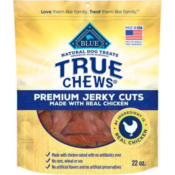 Blue Buffalo True Chews Premium Jerky Cuts Dog Treats with Natural Ingredients - Chicken - 22-oz Bag-product-tile