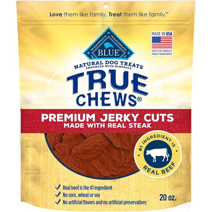 Blue Buffalo True Chews Premium Jerky Cuts Dog Treat - Beef - 20oz Bag product detail number 1.0